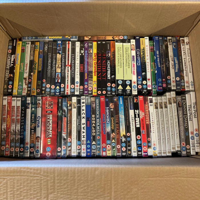 Wholesale DVD Joblot New Sealed Large Mixed Bundle Approx 150+ RefID#714 - Attic Discovery Shop