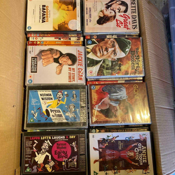 Wholesale DVD Joblot Old Vtg CLASSICS Large Mixed Bundle Approx. 150+ RefIDcl#1 - Good - Attic Discovery Shop