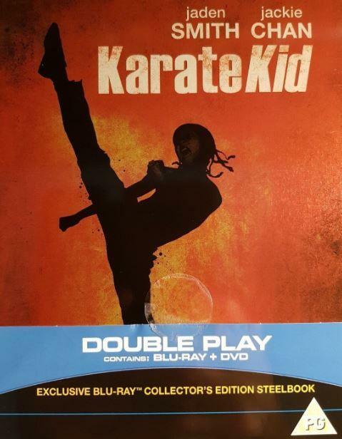 Karate Kid Steelbook Edition [Blu-ray + DVD] [1984] [Region Free + Reg 2 DVD] - Acceptable - Attic Discovery Shop