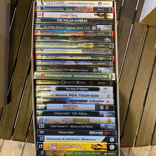 Wholesale PC Games or Software Joblot Mixed Bundle Small Box FULL RefID#2 - Good - Attic Discovery Shop