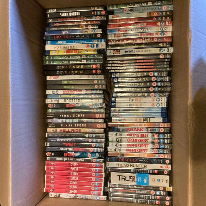 Wholesale DVD Blu-ray Joblot New Sealed Large Mixed Bundle Approx. 150+ ID#1113 - Attic Discovery Shop