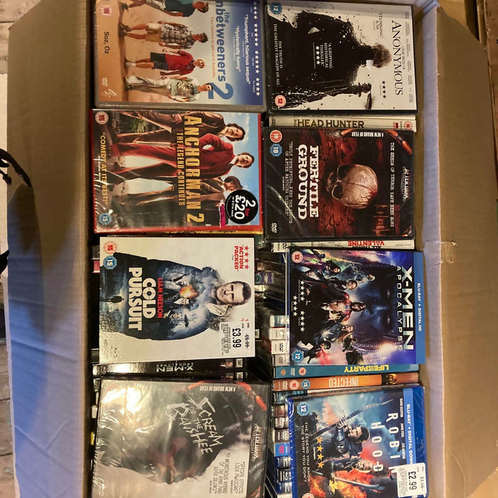 Wholesale DVD Blu-ray Joblot New Sealed Large Mixed Bundle Approx. 150+ ID#1123 - Attic Discovery Shop