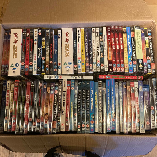 Wholesale DVD Blu-ray Joblot New Sealed Large Mixed Bundle Approx. 150+ ID#1124 - Attic Discovery Shop