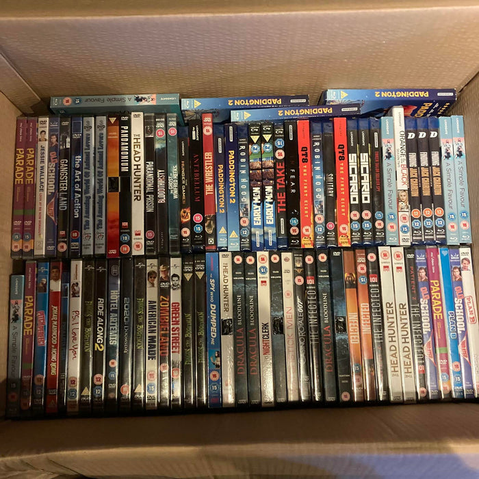 Wholesale DVD Blu-ray Joblot New Sealed Large Mixed Bundle Approx. 150+ ID#1125 - Attic Discovery Shop