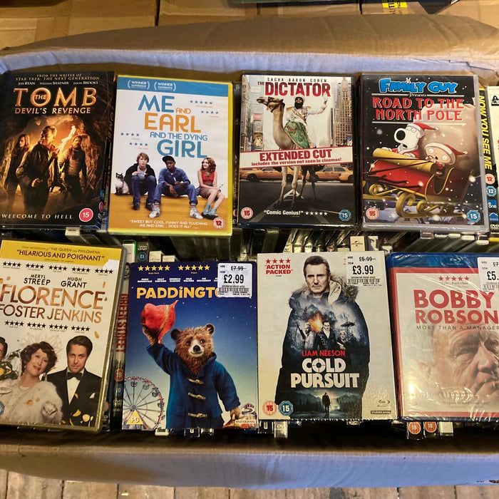 Wholesale DVD Blu-ray Joblot New Sealed Large Mixed Bundle Approx. 150+ ID#1121 - Attic Discovery Shop