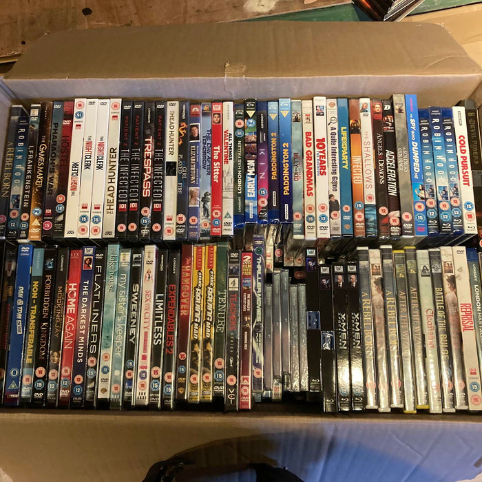 Wholesale DVD Blu-ray Joblot New Sealed Large Mixed Bundle Approx. 150+ ID#1123 - Attic Discovery Shop