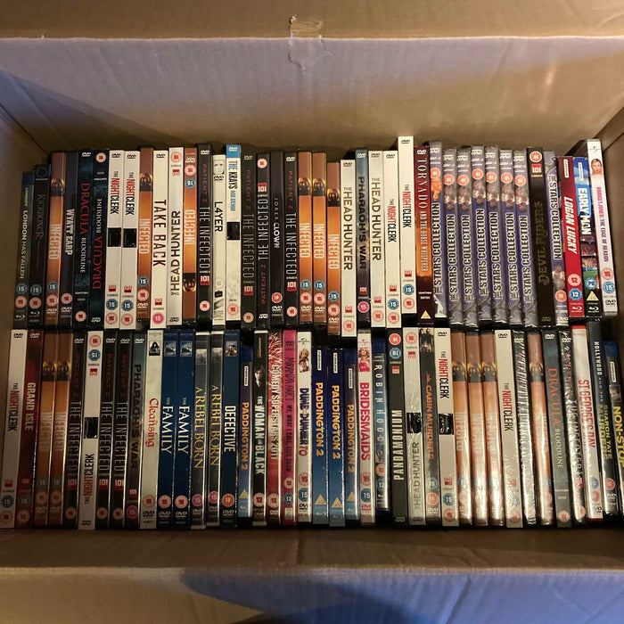 Wholesale DVD Blu-ray Joblot New Sealed Large Mixed Bundle Approx. 150+ ID#1123 - Attic Discovery Shop