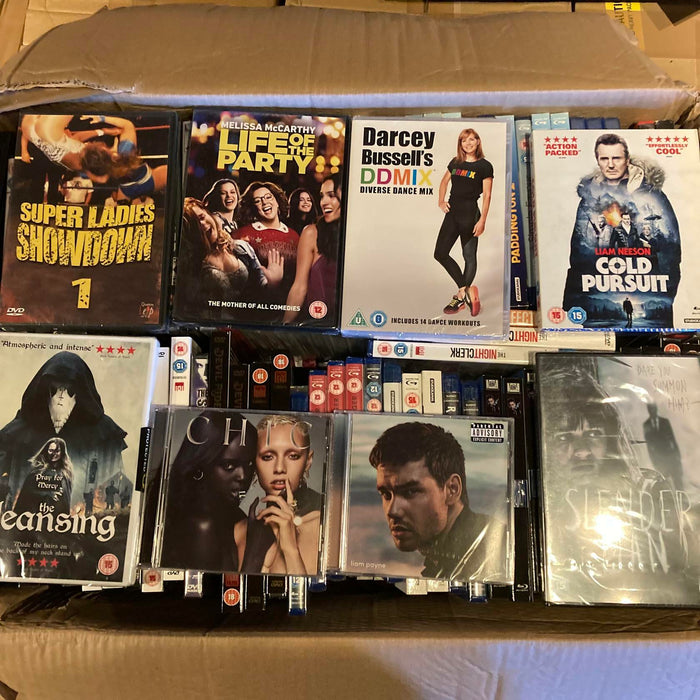 Wholesale DVD Blu-ray Joblot New Sealed Large Mixed Bundle Approx. 150+ ID#1122 - Attic Discovery Shop