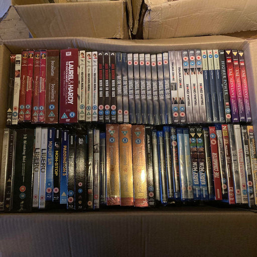 Wholesale DVD Blu-ray Joblot New Sealed Large Mixed Bundle Approx. 150+ ID#5004 - Attic Discovery Shop