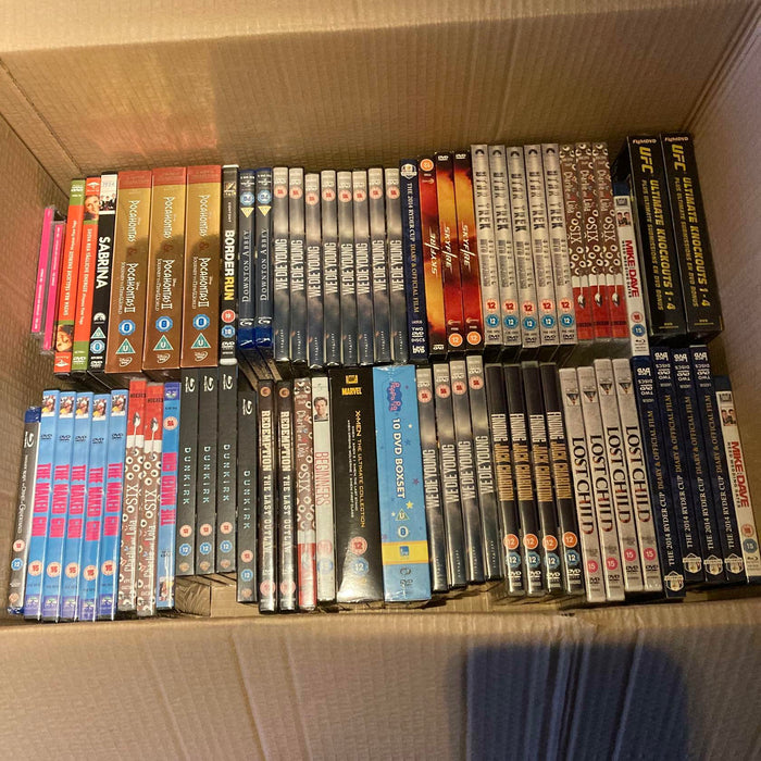 Wholesale DVD Blu-ray Joblot New Sealed Large Mixed Bundle Approx. 150+ ID#5009 - Attic Discovery Shop