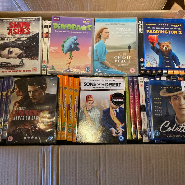 Wholesale DVD Blu-ray Joblot New Sealed Large Mixed Bundle Approx. 150+ ID#5001 - Attic Discovery Shop