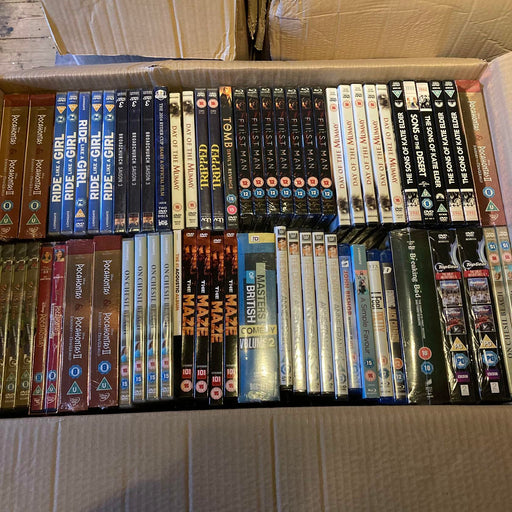 Wholesale DVD Blu-ray Joblot New Sealed Large Mixed Bundle Approx. 150+ ID#5002 - Attic Discovery Shop