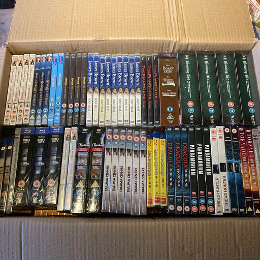 Wholesale DVD Blu-ray Joblot New Sealed Large Mixed Bundle Approx. 150+ ID#5000 - Attic Discovery Shop