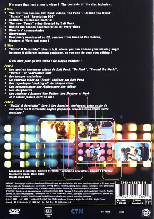 D.A.F.T. [DVD] [1999] [PAL Region Free] Daft Punk / Spike Jonze - New Sealed - Attic Discovery Shop