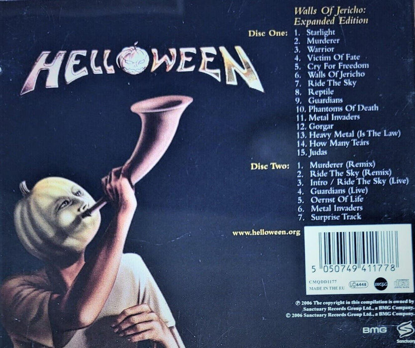 Walls of Jericho (Bonus Tracks Edition) - Helloween [CD Album] - New Sealed - Attic Discovery Shop