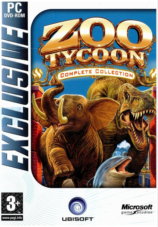 Zoo Tycoon: Complete Collection PC DVD-ROM Game Rare - New Sealed - Attic Discovery Shop