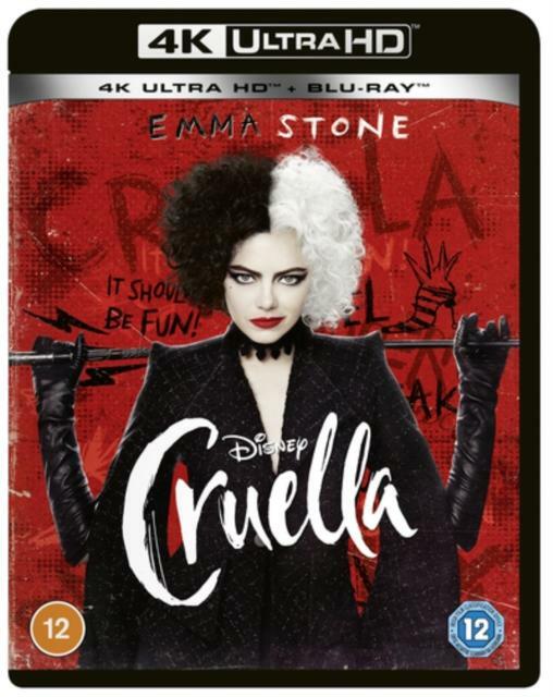 Disney's Cruella [4k Ultra-HD UHD + Blu-ray] [2021] [Region Free] - New Sealed