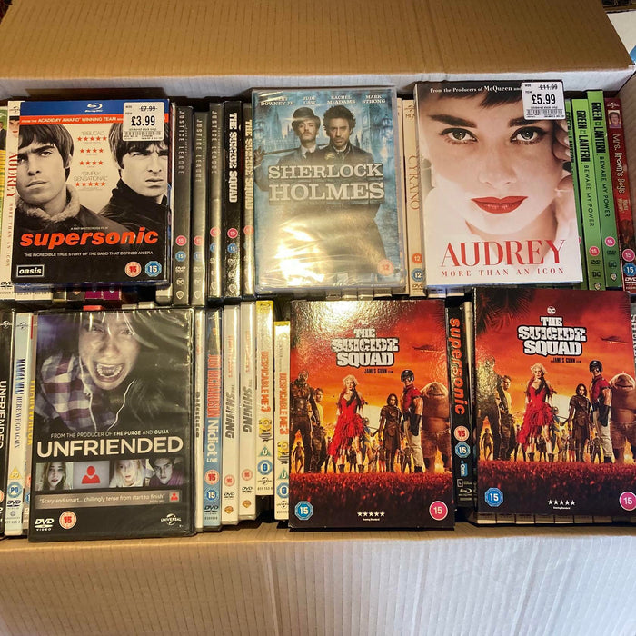 Wholesale DVD Blu-ray Joblot New Sealed Large Mixed Bundle Approx. 150+ ID#1445 - Attic Discovery Shop