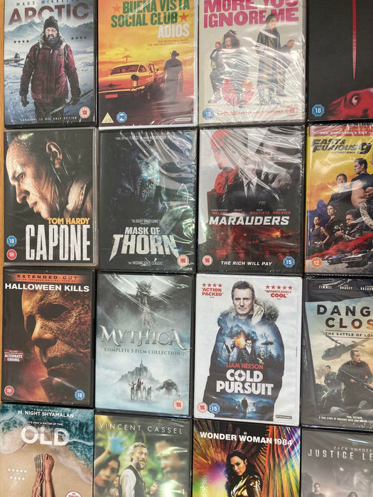 DVD Recent Release Film Movie Bundle Joblot ALL NEW Sealed Horror Action Comedy - Attic Discovery Shop