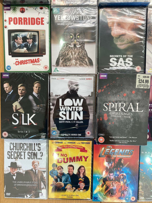 DVD TV Series Shows Documentaries Bundle Joblot ALL New Sealed Spiral Moone Boy - Attic Discovery Shop