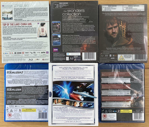 Blu-ray Box Set Lot NEW Sealed Mixed Bundle (6 total) Resident Evil Star Trek - Attic Discovery Shop