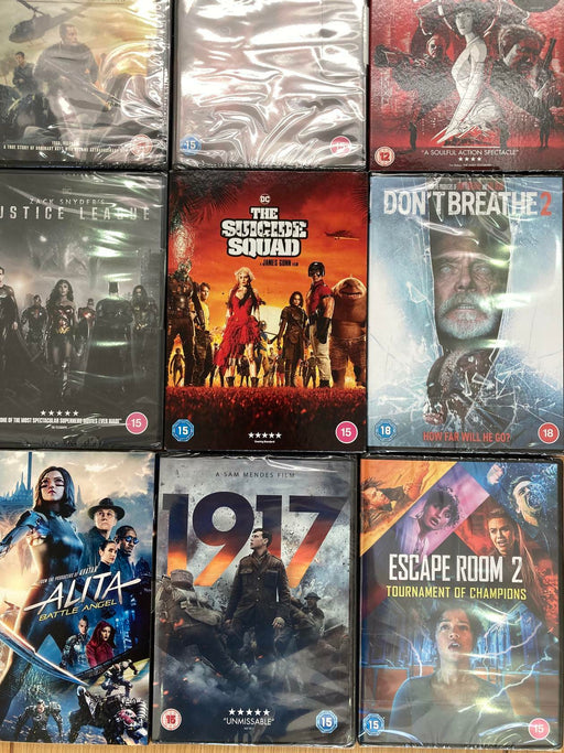 DVD Recent Release Film Movie Bundle Joblot ALL NEW Sealed Horror Action Comedy - Attic Discovery Shop