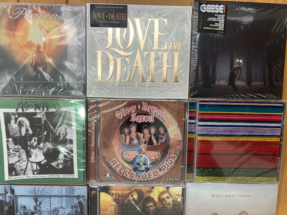 CD Rock & Heavy Metal Lot ALL New Sealed Mixed Bundle (44 total) - Attic Discovery Shop