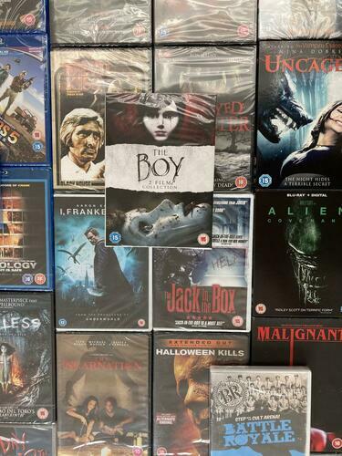 Blu-ray & DVD Horror Wholesale Joblot ALL New Sealed Large Mixed Bundle 54 total - Attic Discovery Shop