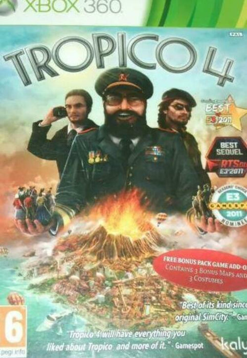 Tropico 4 (Xbox 360 Game) [PAL] [GC - Read] - Good - Attic Discovery Shop