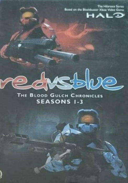 Red VS Blue The Blood Gulch Chronicles Halo DVD Season 1-3 [NTSC Rare US Import] - Very Good - Attic Discovery Shop