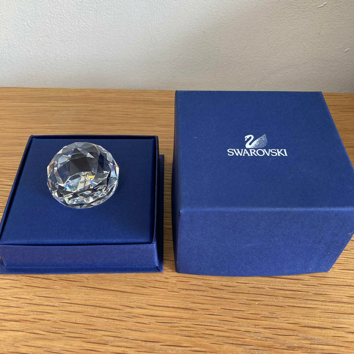 Swarovski 2003 Merate Italy Rare Event Cross Paperweight - High-quality Crystal - Very Good - Attic Discovery Shop