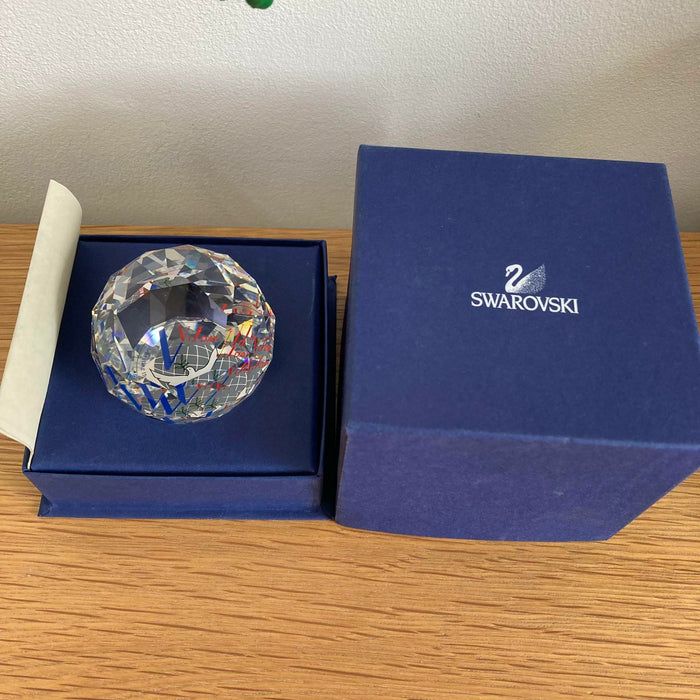 Swarovski Rare VJ Day 1945 60th Anniversary Limited Paperweight Quality Crystal - Very Good - Attic Discovery Shop