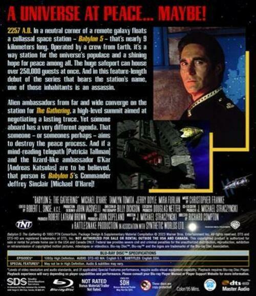 Babylon 5: The Gathering [Blu-ray] [Region A US Import] Rare 1993 Pilot Episode - Very Good - Attic Discovery Shop