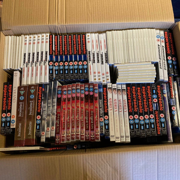 Wholesale DVD Joblot New Sealed Large Mixed Bundle Approx. 150+ RefID#1216 - Attic Discovery Shop