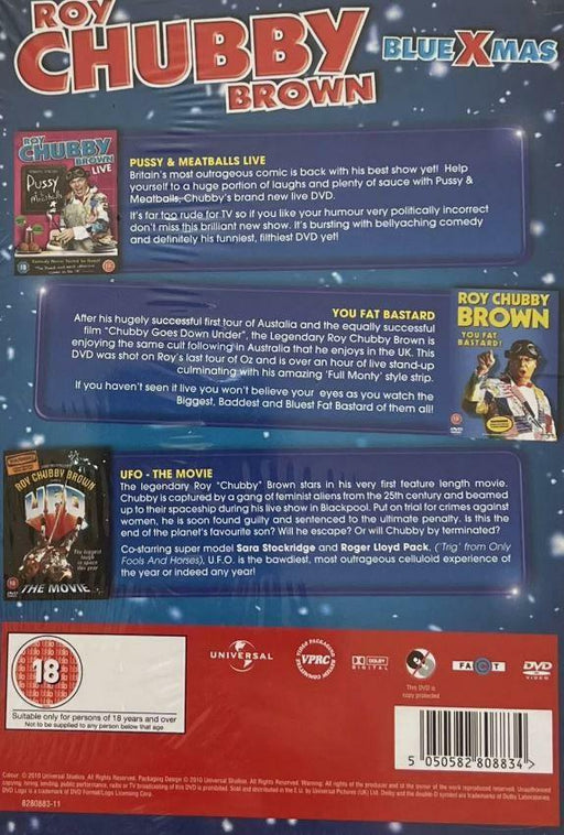 Roy Chubby Brown Blue Christmas Xmas [DVD Box Set] Rare OOP Deleted - New Sealed - Attic Discovery Shop