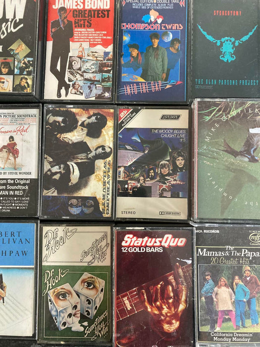 Audio Cassette Tape Vtg Music Albums Job Lot Bundle NOW Moody Blues (57 total) - Good - Attic Discovery Shop