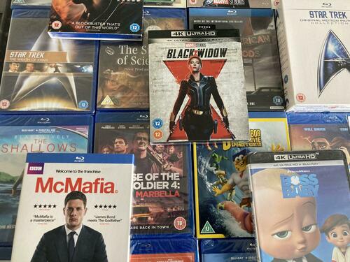 Blu-ray 4K UHD Wholesale Joblot ALL New Sealed Large Mixed Bundle (74 in total) - Attic Discovery Shop