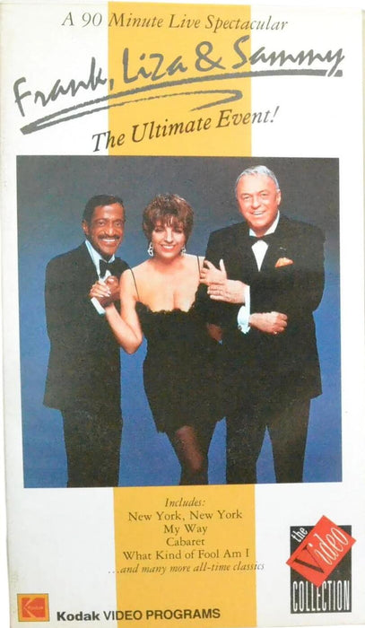 Frank Sinatra, Liza & Sammy - The Ultimate Event! [1989] [VHS] 30+ Songs Rare - Very Good