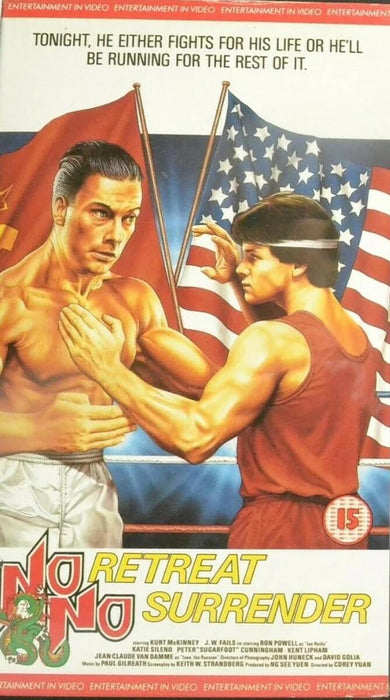 No Retreat, No Surrender [VHS] [1986] Rare Martial Arts Jean-Claude Van Damme - Very Good - Attic Discovery Shop