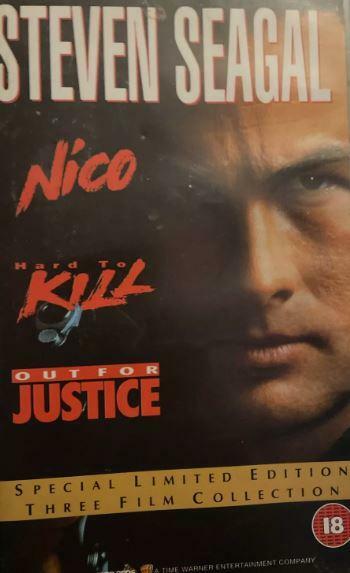 Nico/Hard To Kill/Out For Justice [VHS] [1991] Steven Seagal Double VHS Set - Very Good - Attic Discovery Shop