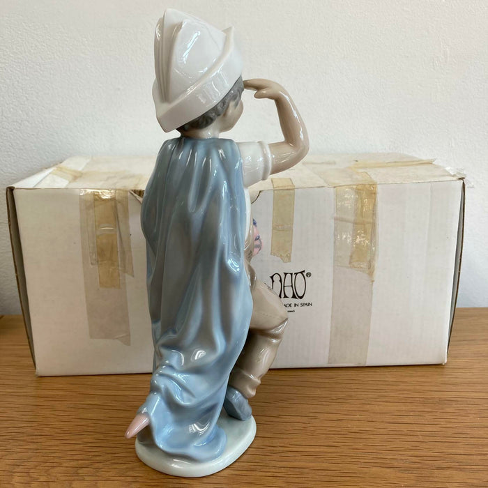 Nao Lladro LITTLE CONQUISTADOR Boy on Hobby Horse #1140 Gloss VGC Boxed No. 1140 - Good - Attic Discovery Shop