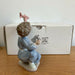 NAO By LLadro Retired Porcelain Figurine " Jet Pilot Boy " With Plane Boxed 1133 - Attic Discovery Shop