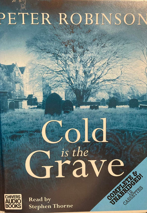 Cold is the Grave - Peter Robinson Rare [CASSETTE Audiobook] Set (Unabridged!) - Very Good - Attic Discovery Shop