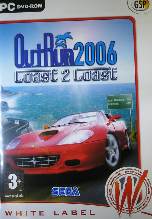 OutRun 2006: Coast 2 Coast (PC DVD-ROM Game) SEGA Rare - New Sealed