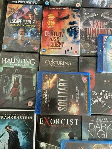 Blu-ray & DVD Horror Wholesale Joblot ALL New Sealed Large Mixed Bundle 45 total