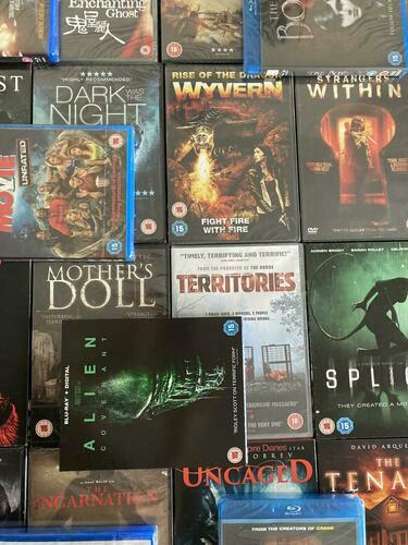 Blu-ray & DVD Horror Wholesale Joblot ALL New Sealed Large Mixed Bundle 45 total