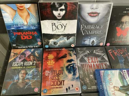 Blu-ray & DVD Horror Wholesale Joblot ALL New Sealed Large Mixed Bundle 45 total