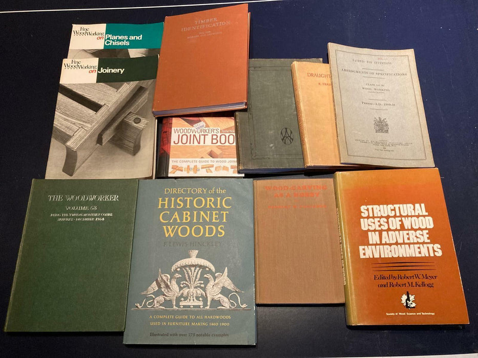 Carpentry Wood / Wooden Buildings / Joinery Vintage Books Job Lot Bundle - Good