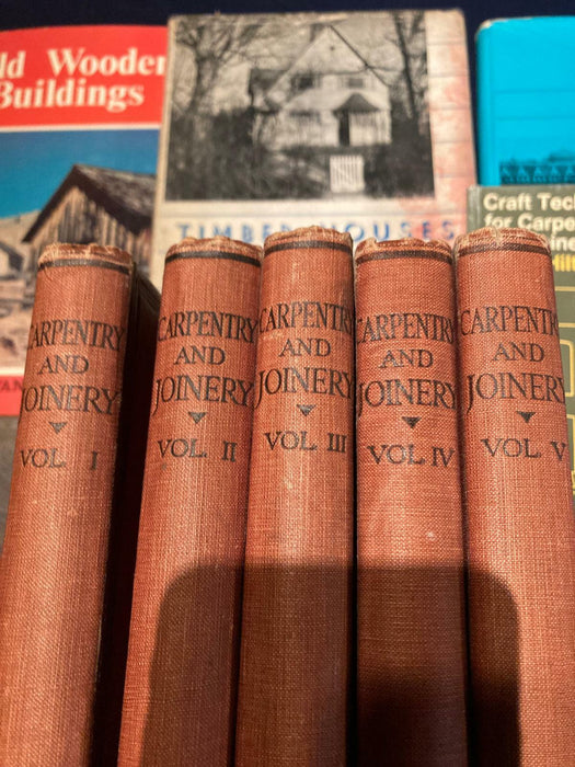 Carpentry / Wood / Wooden Buildings / Joinery Vintage Books Job Lot Bundle - Good