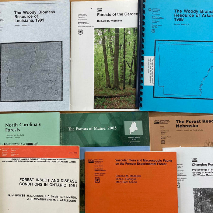 Forest / Rainforests / Trees / Forestry / Oxford / US Agriculture Vtg Rare Books - Good